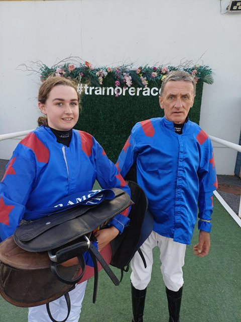 Sarah Breen: Riding in same race as dad was 'surreal'