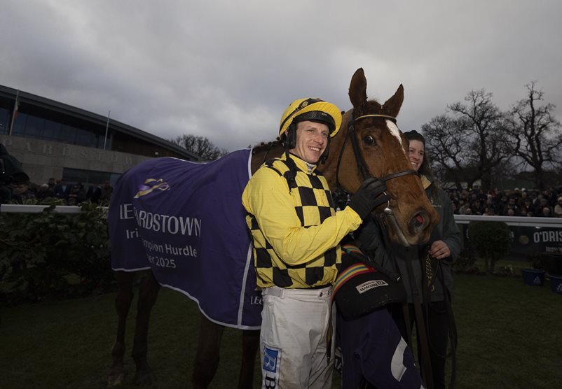 State Man emulates greats with Irish Champion Hurdle treble