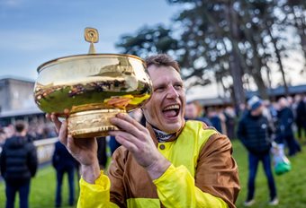 Galopin Des Champs retains Irish Gold Cup while Danny Mullins lands hat-trick