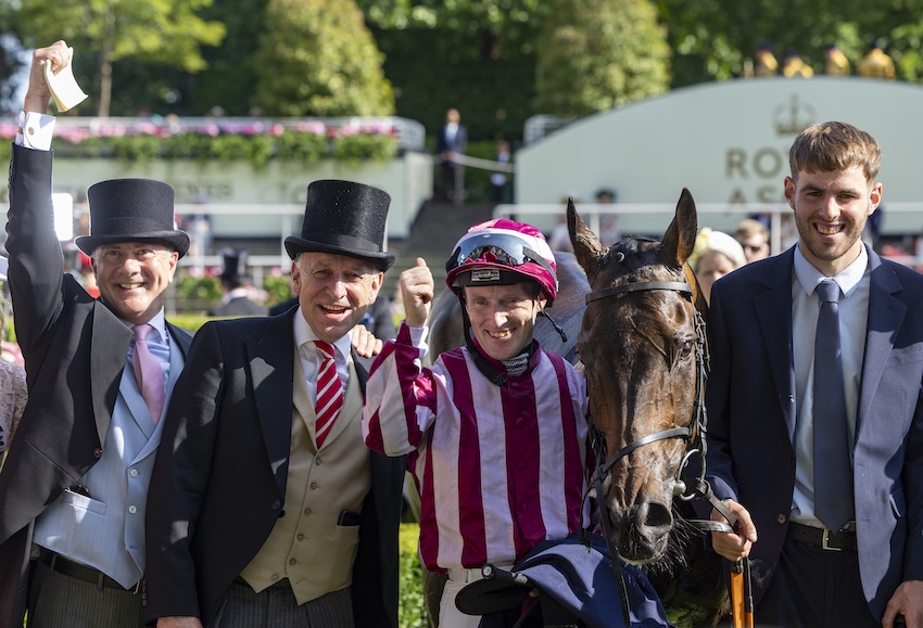 De Bromhead celebrations after landing first Royal Ascot winner