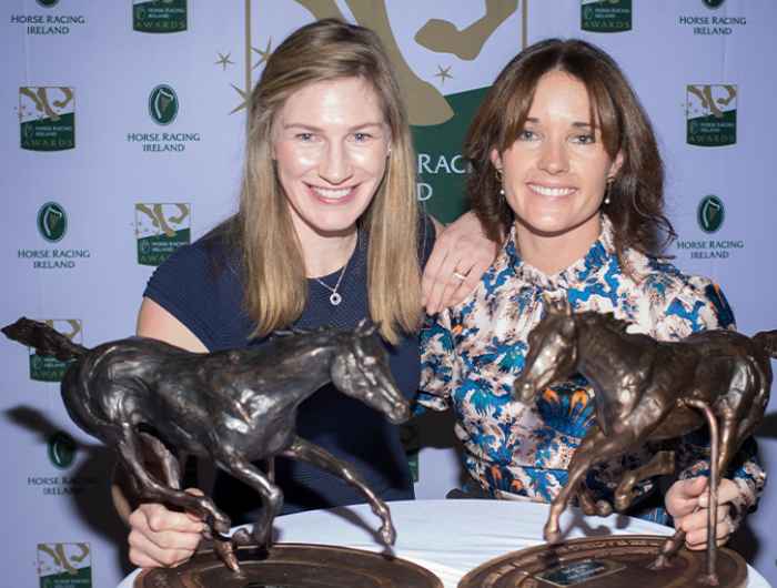 Katie Walsh and Nina Carberry pictured in 2018