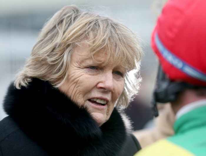 Jessica Harrington pictured in the parade ring