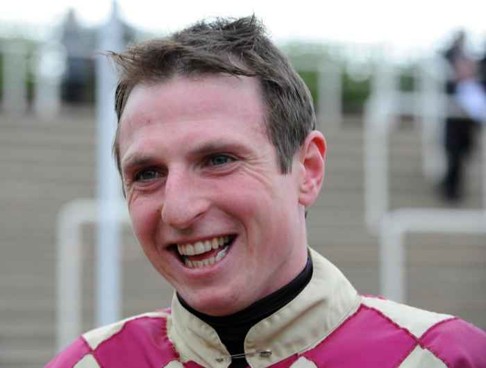 Jamie Codd wearing jockey silks